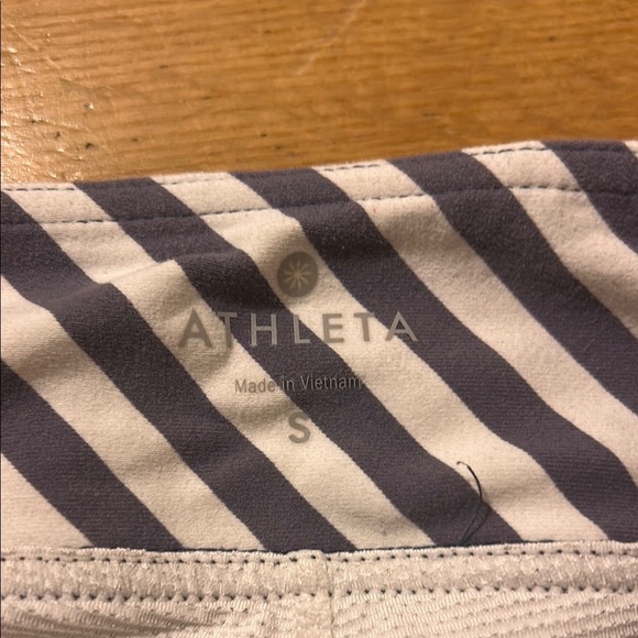 Athleta White and Brown A-line Mini Skirt Casual - Picture 2 of 5